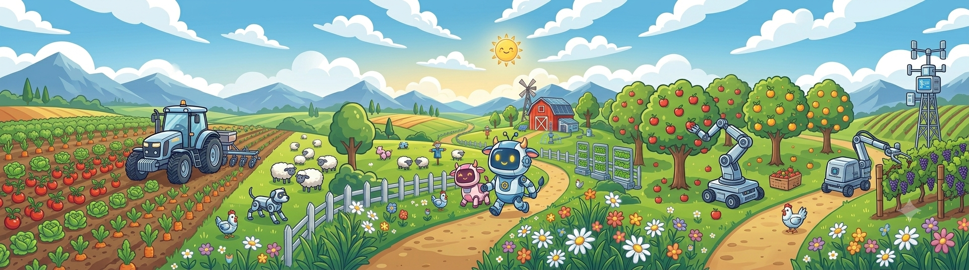 App Flora Farm.ia Illustration