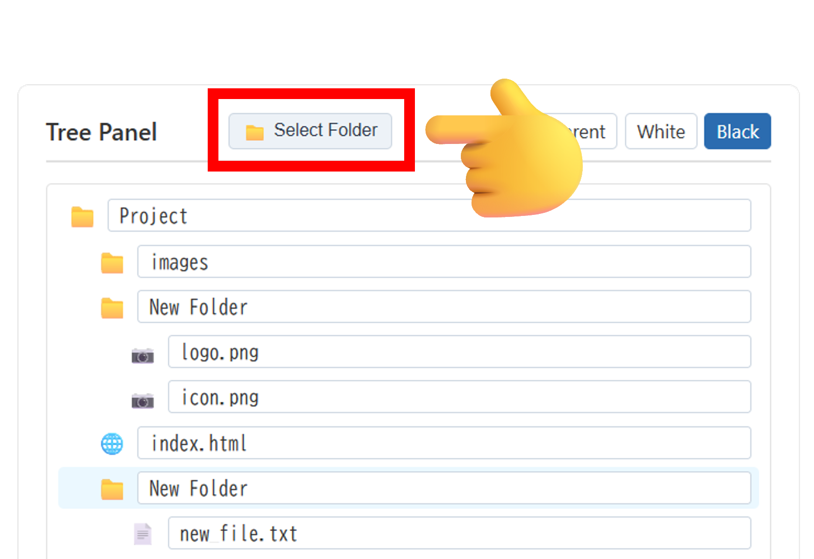 Select Folder